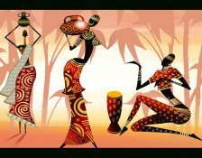 Схема вышивки «африканские мотивы»