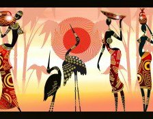 Схема вышивки «африканские мотивы»