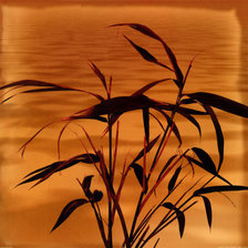 Схема вышивки «бамбук»