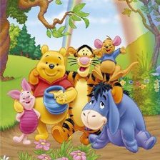 Схема вышивки «Винни пух и все!»