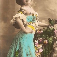 Схема вышивки «Винтажная открытка»