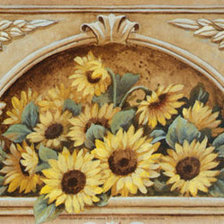 Схема вышивки «подсолнухи»