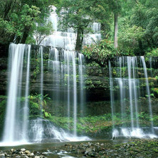 Схема вышивки «водопад»