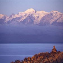 Схема вышивки «оз. Титикака»