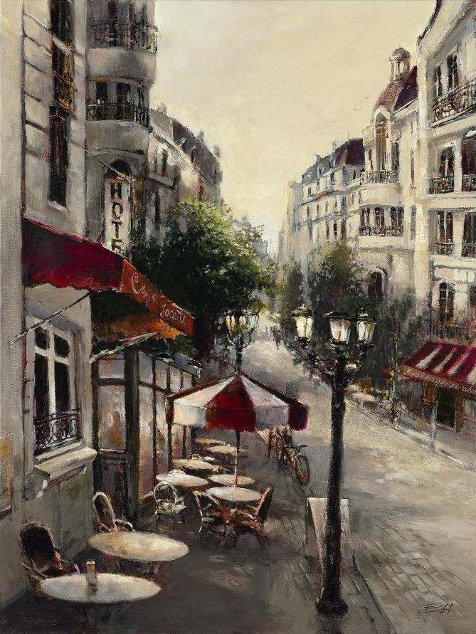 проулок - улица, городской пейзаж - оригинал