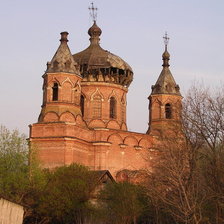 Схема вышивки «Храм»