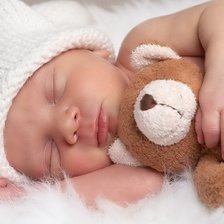 Схема вышивки «малыш спит»