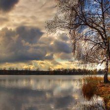 Схема вышивки «вечер»