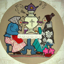 Схема вышивки «соседки»