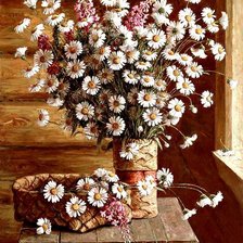 Схема вышивки «Ромашки»