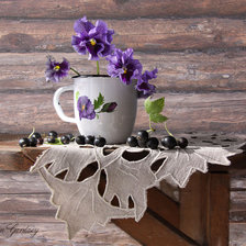 Схема вышивки «Анютки»