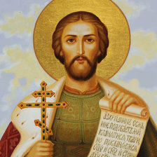 Схема вышивки «Св.Александр невский»