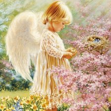 Схема вышивки «Ангелочек»