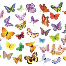 Схема вышивки «babochki»