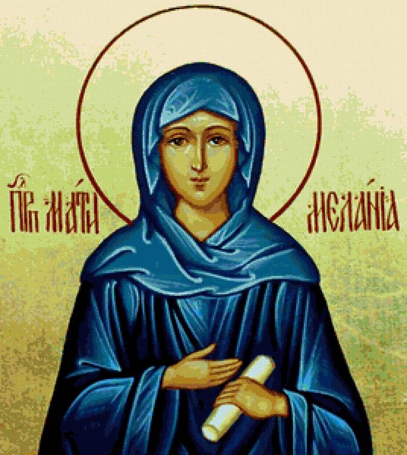 Св.Мелания - икона - предпросмотр