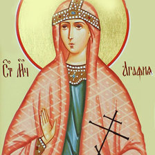 Схема вышивки «св.Агафиа»