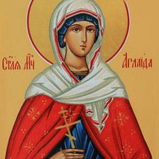 Схема вышивки «св.Аглаида»