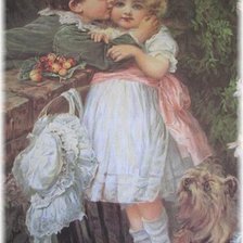 Схема вышивки «Поцелуй»