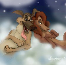 Схема вышивки «Чарли и Саша»