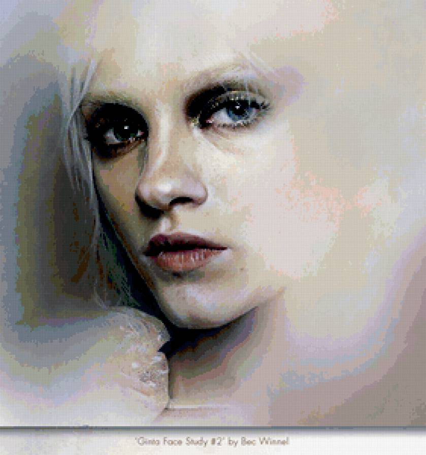 Девушка - светлый, девушка, лицо - предпросмотр