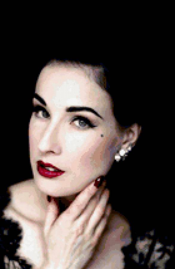 дита - знаменитость, женщина - предпросмотр