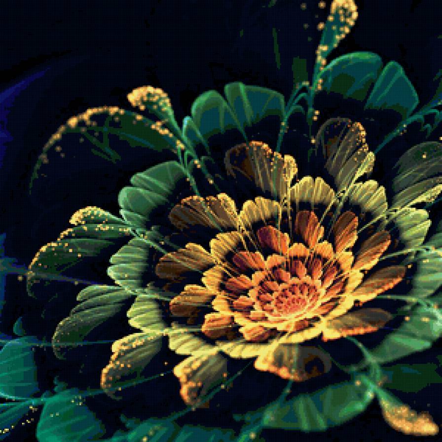 Фрактал 2 - математика, абстракция, подушки - предпросмотр