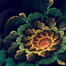 Схема вышивки «Фрактал 2»