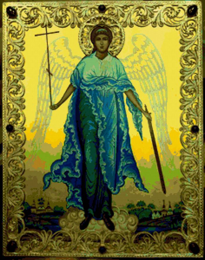 Ангел хранитель - икона - предпросмотр