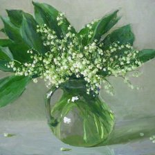 Схема вышивки «Ландыши»