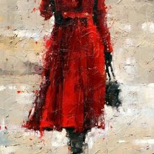 Схема вышивки «Дождь»