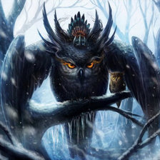 Схема вышивки «Воин-защитник»