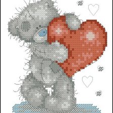 Схема вышивки «тедди с любовью2»