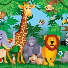 Схема вышивки «Африка»