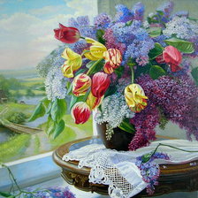 Схема вышивки «Летний букет»