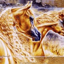 Схема вышивки «Серия "Кони"»