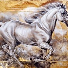 Схема вышивки «Серия "Кони"»