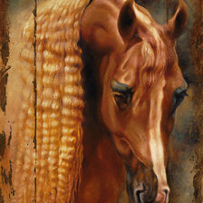 Схема вышивки «Серия "Кони"»