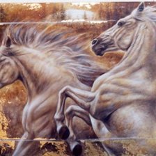 Схема вышивки «Серия "Кони"»