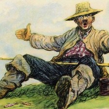 Схема вышивки «рыбак»