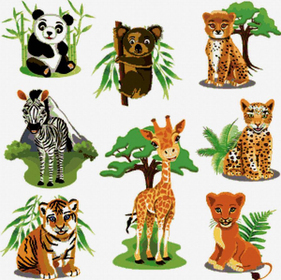 животные - животные, детское - предпросмотр