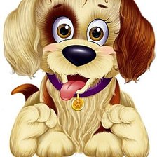 Схема вышивки «песик»