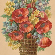 Схема вышивки «цветы»