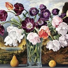 Схема вышивки «цветы»