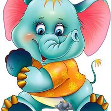 Схема вышивки «слоненок»