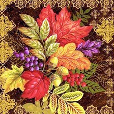 Схема вышивки «осенний узор»