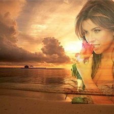 Схема вышивки «она»