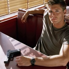 Схема вышивки «Дин Винчестер»