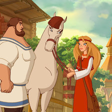 Схема вышивки «три»