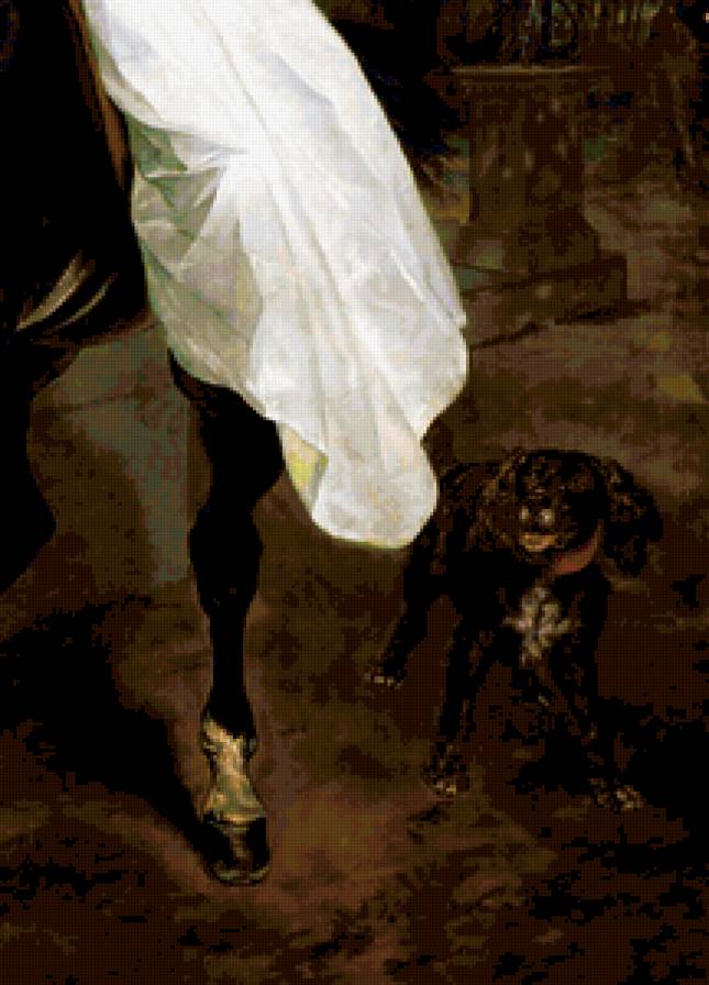 Картина Всадница К.Брюллов 4 часть - предпросмотр