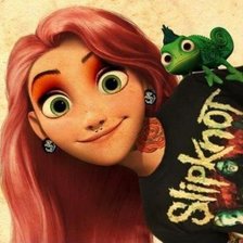 Схема вышивки «Рапунцель. Наши дни»